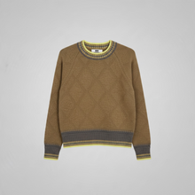 Load image into Gallery viewer, Neon Trim Diamond Knit Sweater | MD'M - Indie Indie Bang! Bang!