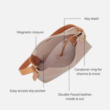 Load image into Gallery viewer, HOBO | Rayna Shoulder Bag in Double-Faced Leather - Warm Adobe