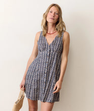 Load image into Gallery viewer, Camila Sleeveless Mini Dress- Sardine Print
