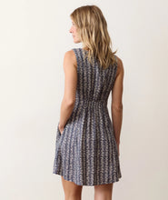 Load image into Gallery viewer, Camila Sleeveless Mini Dress- Sardine Print