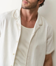 Load image into Gallery viewer, Embroidered Resort Shirt - White - Indie Indie Bang! Bang!