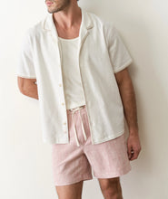 Load image into Gallery viewer, Embroidered Resort Shirt - White - Indie Indie Bang! Bang!