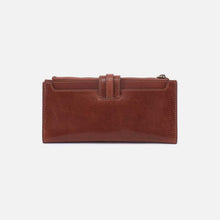 Load image into Gallery viewer, HOBO | Dunn Continental Wallet in Polished Leather - Pecan Ridge
