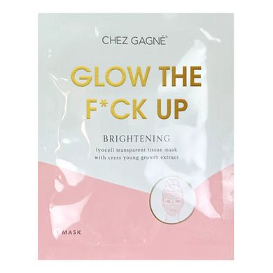 Glow The F*ck Up Facial Sheet Mask - Indie Indie Bang! Bang!