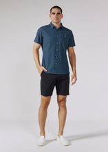Load image into Gallery viewer, Montague Navy Short Sleeve Shirt - Indie Indie Bang! Bang!