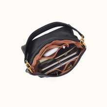 Load image into Gallery viewer, HOBO | Harley Convertible Shoulder Bag in Pebbled Leather - Black
