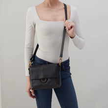 Load image into Gallery viewer, HOBO | Austin Flap Crossbody in Pebbled Leather -  Black - Indie Indie Bang! Bang!