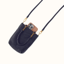 Load image into Gallery viewer, HOBO | Tennessee Mini Bag in Pebbled Leather - Ink Navy