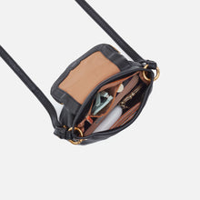 Load image into Gallery viewer, HOBO | Fern Zip-Flap Crossbody in Pebbled Leather - Black - Indie Indie Bang! Bang!