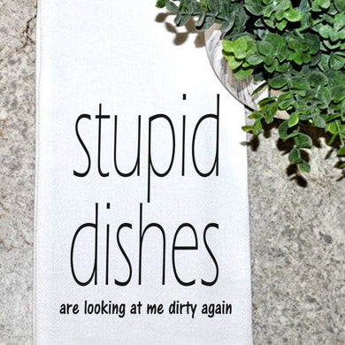 Stupid Dish Towels Dish Towel - Indie Indie Bang! Bang!
