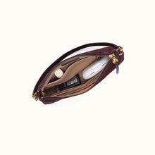 Load image into Gallery viewer, HOBO | Darcy Crossbody in Suede Leather - Dark Cherry