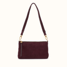 Load image into Gallery viewer, HOBO | Darcy Crossbody in Suede Leather - Dark Cherry