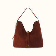 Load image into Gallery viewer, HOBO | Atlas Hobo Bag in Suede Leather - Chocolate