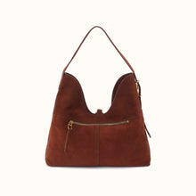 Load image into Gallery viewer, HOBO | Atlas Hobo Bag in Suede Leather - Chocolate