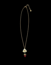 Load image into Gallery viewer, Michael Michaud Strawberry Flower Drop Pendant - Indie Indie Bang! Bang!