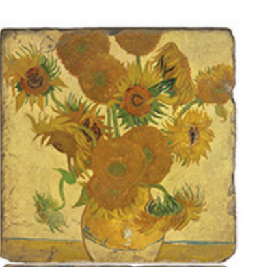 Van Gogh Sunflowers Coaster - Indie Indie Bang! Bang!