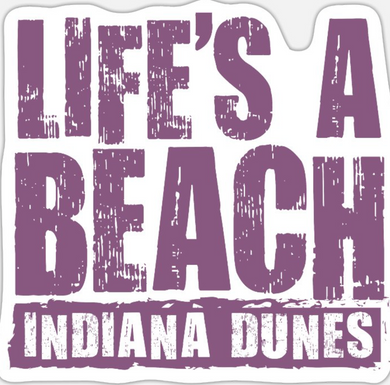 Life's a Beach Sticker - Indie Indie Bang! Bang!