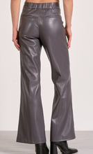 Load image into Gallery viewer, Leather Flair Legged  Charcoal Pants - Indie Indie Bang! Bang!