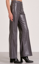 Load image into Gallery viewer, Leather Flair Legged  Charcoal Pants - Indie Indie Bang! Bang!