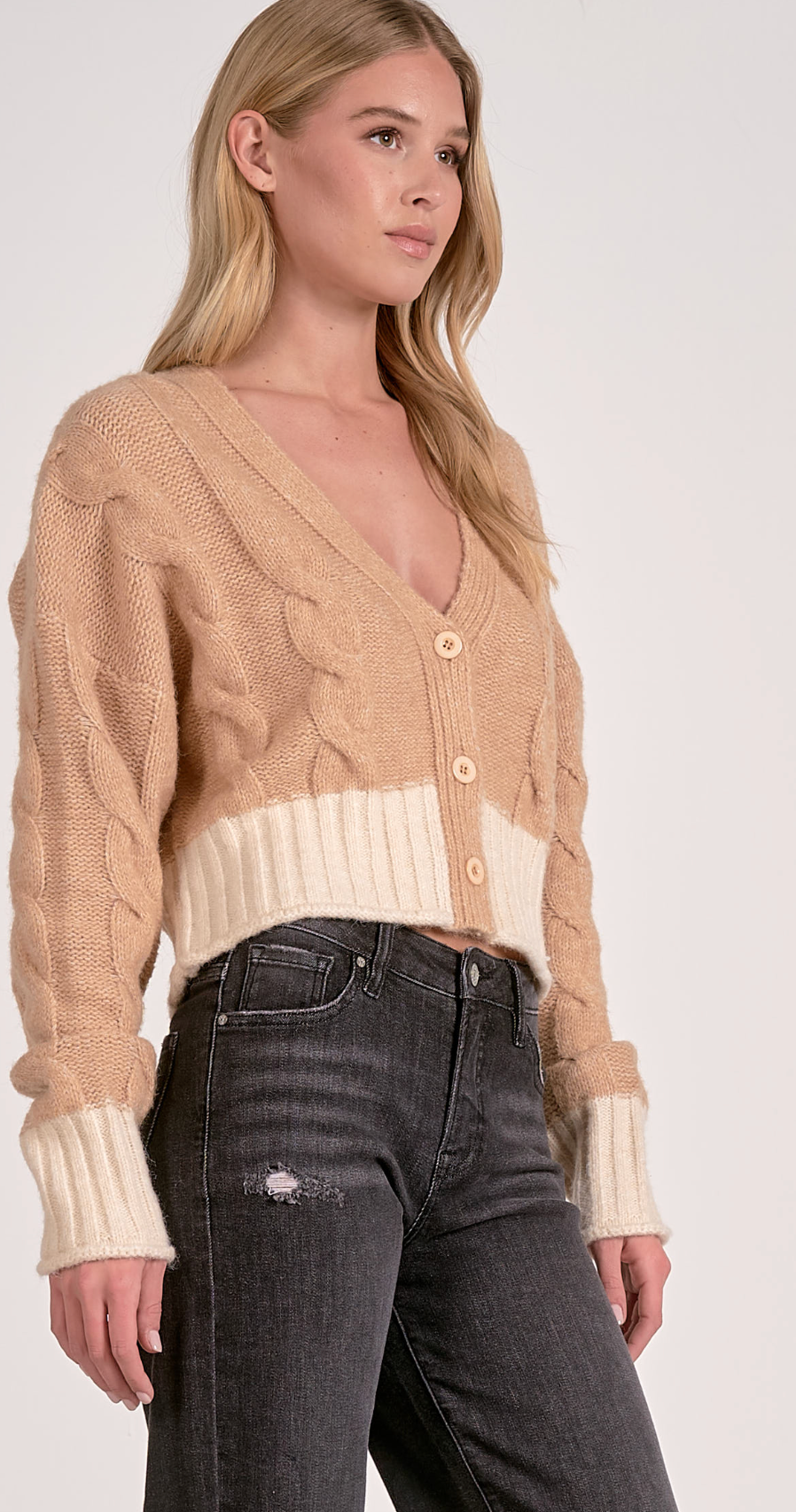 Two Tone Cardigan - Indie Indie Bang! Bang!