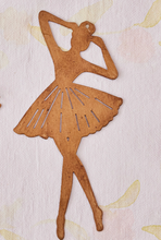 Load image into Gallery viewer, Metal Ballerina Ornament with Cut-Outs (2 Styles) - Indie Indie Bang! Bang!
