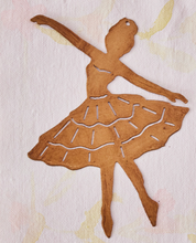 Load image into Gallery viewer, Metal Ballerina Ornament with Cut-Outs (2 Styles) - Indie Indie Bang! Bang!