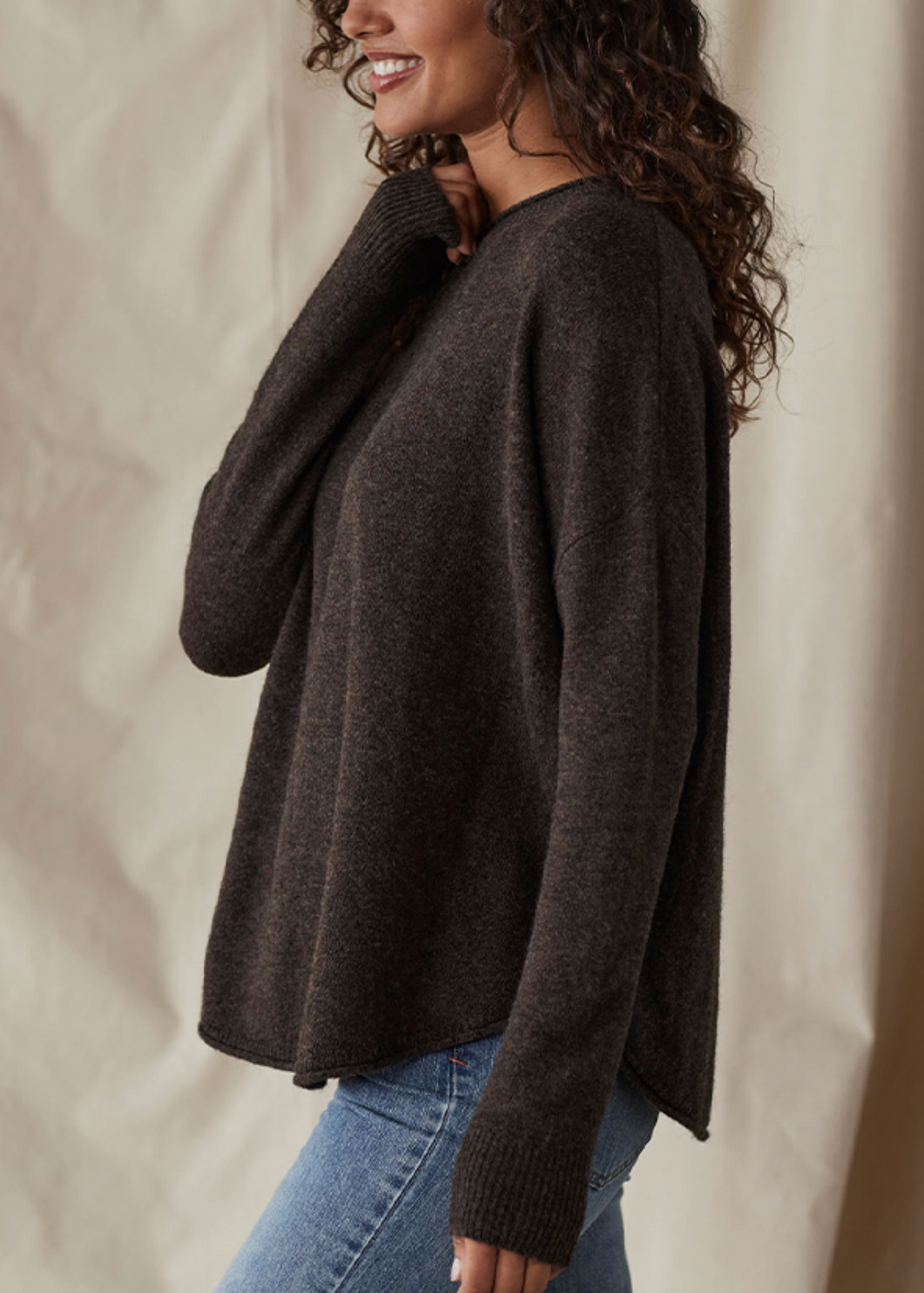 Marianna Crewneck Sweater - Umber - Indie Indie Bang! Bang!