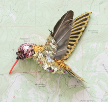 Load image into Gallery viewer, Hummingbird Ornament with Sequins &amp; Glitter, 3 Styles - Indie Indie Bang! Bang!