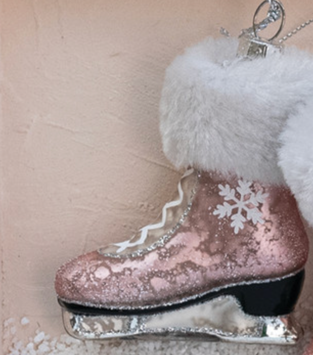 Pink Ice Skate Ornament - Indie Indie Bang! Bang!