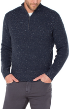 Load image into Gallery viewer, Mens Donegal Ribbed 1/4 Zip Sweater - Indie Indie Bang! Bang!