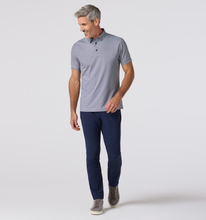 Load image into Gallery viewer, Navy Striped Versa Short Sleeve Polo - Indie Indie Bang! Bang!