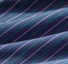Load image into Gallery viewer, Midnight Navy Multi Stripe Versa Short Sleeve Polo - Indie Indie Bang! Bang!