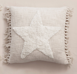 20" Hook Pillow - Cream - Indie Indie Bang! Bang!