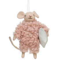 Load image into Gallery viewer, Wool Felt Mouse in Pajamas (Two Styles)