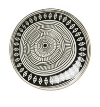 Load image into Gallery viewer, Stoneware Black &amp; White Design Dish - Indie Indie Bang! Bang!