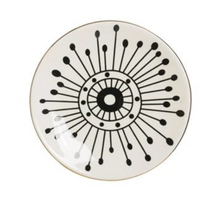 Load image into Gallery viewer, Stoneware Black &amp; White Design Dish - Indie Indie Bang! Bang!