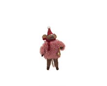 Load image into Gallery viewer, Wool Felt Mouse w/ Faux Fur Sweater - Indie Indie Bang! Bang!