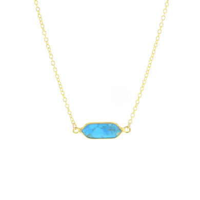 Gold Slater Turquoise Necklace - Indie Indie Bang! Bang!