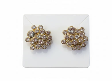 Stone Cluster Stud Earrings - Indie Indie Bang! Bang!