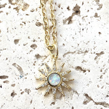 Load image into Gallery viewer, Opaline Sun Dainty Necklace - Indie Indie Bang! Bang!