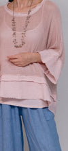 Load image into Gallery viewer, Lined Summer Mesh Layered Top - White or Pink - Indie Indie Bang! Bang!
