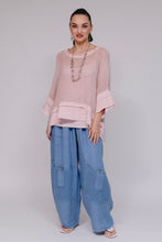 Load image into Gallery viewer, Lined Summer Mesh Layered Top - White or Pink - Indie Indie Bang! Bang!