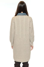 Load image into Gallery viewer, Cable Knit Coatigan