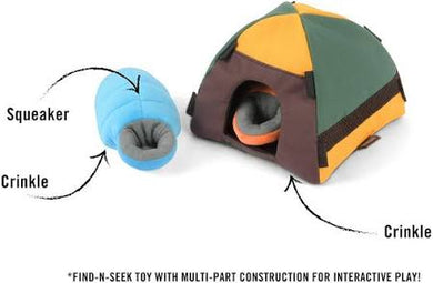 Find-n-Seek Tent Dog Toy - Indie Indie Bang! Bang!