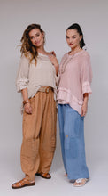 Load image into Gallery viewer, Linen Belted Front Cargo Pants - Indie Indie Bang! Bang!