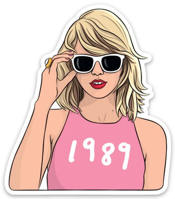 Taylor Swift | Pink Taylor 1989 Sticker - Indie Indie Bang! Bang!