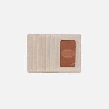 Load image into Gallery viewer, HOBO | Euro Slide Card Case in Metallic Leather - Sand Shimmer - Indie Indie Bang! Bang!