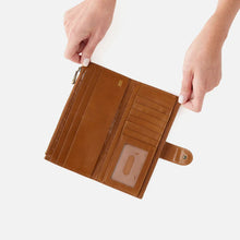 Load image into Gallery viewer, HOBO | Dunn Continental Wallet in Polished Leather - Truffle - Indie Indie Bang! Bang!