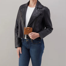 Load image into Gallery viewer, HOBO | Dunn Mini Wallet in Polished Leather - Truffle - Indie Indie Bang! Bang!