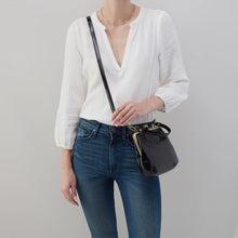 Load image into Gallery viewer, HOBO | Alba Crossbody in Polished Leather - Black - Indie Indie Bang! Bang!